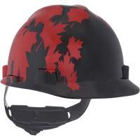 Casque sp&eacute;cialis&eacute; V-Gard, Suspension Rochet, Noir/Rouge Sidevic Inc.