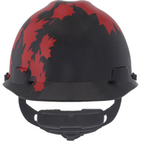 Casque sp&eacute;cialis&eacute; V-Gard, Suspension Rochet, Noir/Rouge Sidevic Inc.