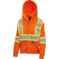 Chandail lourd avec capuchon, Femmes, T-petit, Orange haute visibilit&eacute; Sidevic Inc.