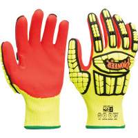 Gants r&eacute;sistant aux coupures et chocs, Petit, Paume en Synth&eacute;tique, Poignet Poignet en tricot Sidevic Inc.