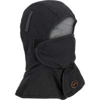Doublure matelass&eacute;e ignifug&eacute;e Pioneer 765A pour casque de s&eacute;curit&eacute; avec un long cou et embout buccal amovible, Noir/Gris, Coton/FR-Tech/Modacrylique/Nylon Sidevic Inc.