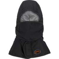 Doublure matelass&eacute;e ignifug&eacute;e Pioneer 765A pour casque de s&eacute;curit&eacute; avec un long cou et embout buccal amovible, Noir/Gris, Coton/FR-Tech/Modacrylique/Nylon Sidevic Inc.