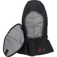 Doublure matelass&eacute;e ignifug&eacute;e Pioneer 765A pour casque de s&eacute;curit&eacute; avec un long cou et embout buccal amovible, Noir/Gris, Coton/FR-Tech/Modacrylique/Nylon Sidevic Inc.