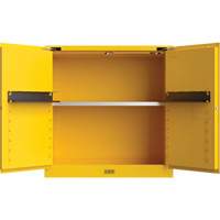 Utili-Guard+ Flammable Safety Cabinet, 30 gal., 1 Door, 43" W x 44" H x 22" D Sidevic Inc.
