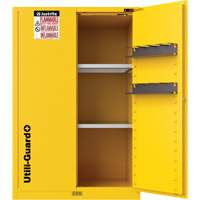 Utili-Guard+ Flammable Safety Cabinet, 45 gal., 2 Door, 43" W x 65" H x 22" D Sidevic Inc.