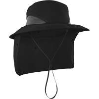 Chapeau de garde forestier 8934 Chill-Its avec prot&egrave;ge-nuque, petit/moyen, Noir Sidevic Inc.