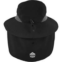 Chapeau de garde forestier 8934 Chill-Its avec prot&egrave;ge-nuque, petit/moyen, Noir Sidevic Inc.