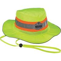 Chapeau de soleil de garde forestier GloWear 8935, petit/moyen, Jaune lime haute visibilit&eacute;, Polyester Sidevic Inc.