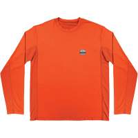 Chemise de refroidissement &agrave; manches longues avec protection solaire et UV Chill-Its 6689, Orange, Petit Sidevic Inc.