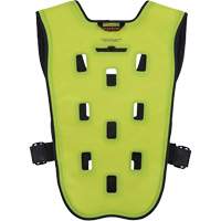 Veste de refroidissement &eacute;vaporatif Chill-Its 6685 avec fermeture &agrave; glissi&egrave;re, T-petit, Jaune lime haute visibilit&eacute; Sidevic Inc.