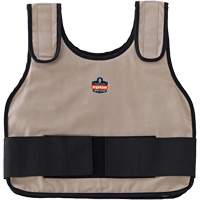 Veste de refroidissement &agrave; changement de phase standard avec sachets de recharge Chill-Its 6230, Petit/Moyen, Khaki Sidevic Inc.