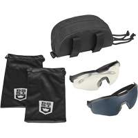 MY6 Safety Glasse Eyeshield Kit, Clear/Smoke Lens, Anti-Fog/Anti-Scratch, ANSI Z87+ Sidevic Inc.