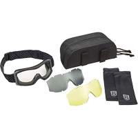 Ensemble de lunettes &agrave; coque &agrave; protection balistique X1000, Lentille Ambr&eacute;e/Transparent, Antibu&eacute;e/Anti-&eacute;gratignures, Ventilation Directe Sidevic Inc.