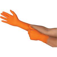 Gants jetables TOUCHNTUFF 93-800, 6,5/7, Latex/N&eacute;opr&egrave;ne/Nitrile, 23,6-mils, Sans poudre, Orange Sidevic Inc.