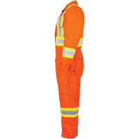 High-Visibility Lined Canvas Overalls, Small, High Visibility Orange Sidevic Inc.