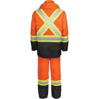 High-Visibility 150-Deniers Rain Suit, Polyester, Small, High Visibility Orange Sidevic Inc.