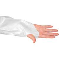 CoverMe Gown with Thumbholes, One Size, White, Polyethylene Sidevic Inc.