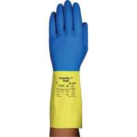 Gants r&eacute;sistants aux produits chimiques AlphaTec 87-224, Taille 10, 12,8" lo, N&eacute;opr&egrave;ne/Latex de caoutchouc, Doublure en Coton/Ouat&eacute;e, 26,8 mils Sidevic Inc.