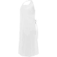 CoverMe Apron with Die-Cut Neck, Polyurethane, 45" L x 35" W, White Sidevic Inc.