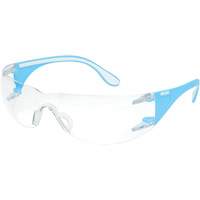 Adapt Lite Blue/White Safety Glasses, Clear Lens, Anti-Fog/Anti-Scratch, ANSI Z87+/Meets/Exceeds CSA Z94.3 Sidevic Inc.
