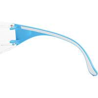 Adapt Lite Blue/White Safety Glasses, Clear Lens, Anti-Fog/Anti-Scratch, ANSI Z87+/Meets/Exceeds CSA Z94.3 Sidevic Inc.