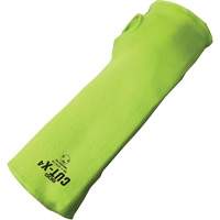 Manchette r&eacute;sistante &agrave; la coupe avec ouverture pour le pouce Cut-X, Fibre de verre/Poly&eacute;thyl&egrave;ne, 10", ASTM ANSI niveau A4, Lime haute visibilit&eacute; Sidevic Inc.