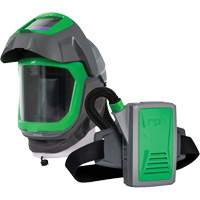 Masque de respirateur Z-Link avec joint de visage, visi&egrave;re & montage &agrave; ceinture, Respirateur &agrave; masque/Masque de soudage, Pile Lithium-ion Sidevic Inc.
