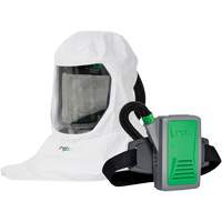 Respirateur T-Link avec casquette, tube de respiration, montage &agrave; la ceinture & APR motoris&eacute; PX5, Cagoule ample & visi&egrave;re, Pile Lithium-ion Sidevic Inc.
