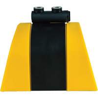 Syst&egrave;me de barri&egrave;re de s&eacute;curit&eacute; HAZLOK, Plastique, Fixation magn&eacute;tique, 30', Ruban Noir et jaune Sidevic Inc.