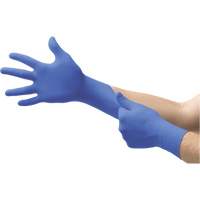 MICROFLEX N21 Disposable Gloves, 6.5/7/Small, Nitrile, 4.7-mil/5.5-mil, Powder-Free, Cobalt, Class 2 Sidevic Inc.