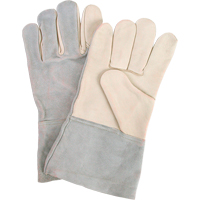 Gants de travail d'usage standard, Grand, Paume en Cuir fleur de vache Sidevic Inc.