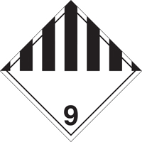 Plaque-&eacute;tiquette TMD divers dangers, Carton Sidevic Inc.