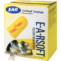 E-A-Rsoft Yellow Neon Blasts Earplugs, Bulk - Polybag Sidevic Inc.