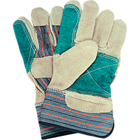 Gants d'ajusteur avec paume double, Grand, Paume en Cuir de vache refendu, Doublure en Coton Sidevic Inc.