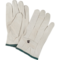 Standard-Duty Ropers Gloves, Medium, Grain Cowhide Palm Sidevic Inc.