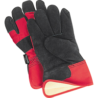 Superior Warmth Winter-Lined Fitters Gloves, Large, Split Cowhide Palm, Thinsulate Inner Lining Sidevic Inc.