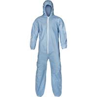 Pyrolon&reg; Plus 2 FR Coveralls, Small, Blue, FR Treated Fabric Sidevic Inc.