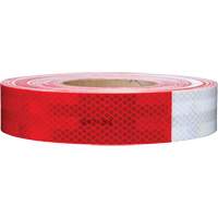 3M Scotchlite Diamond Grade Conspicuity Sheeting Series 985, 2" W x 12" L, Red & White Sidevic Inc.