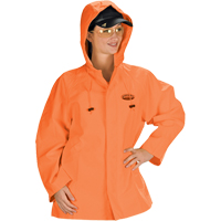 Hurricane Flame Retardant/Oil Resistant Rain Suits - Jacket, 4X-Large, High Visibility Orange Sidevic Inc.
