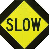 Double-Sided "Stop/Slow" Traffic Control Sign Sidevic Inc.