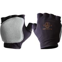 Gants antichocs sans doigts, main droite, T-petit, Paume en Cuir refendu, Poignet &agrave; enfiler Sidevic Inc.