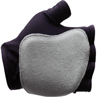 Gants antichocs sans doigts, main droite, T-petit, Paume en Cuir refendu, Poignet &agrave; enfiler Sidevic Inc.