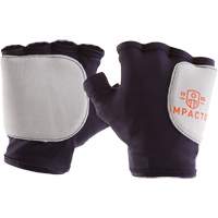 Palm/Side Fingerless Protection Gloves - Right, X-Small, Suede Palm, Slip-On Cuff Sidevic Inc.