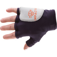 Palm/Side Fingerless Protection Gloves - Right, X-Small, Suede Palm, Slip-On Cuff Sidevic Inc.
