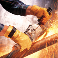 Vibration Protective Air Glove&reg;, Size X-Small, Grain Leather Palm Sidevic Inc.
