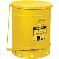 Contenants pour d&eacute;chets huileux, Homologu&eacute; FM/List&eacute; UL, 21 gal. US, Jaune Sidevic Inc.
