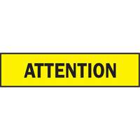 Barricade Tape, Bilingual, 3" W x 200' L, 3 mils, Black on Yellow Sidevic Inc.