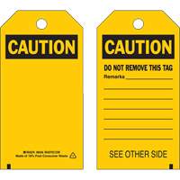 &eacute;tiquettes de s&eacute;curit&eacute; auto-plastifiantes, Polyester, 4" la x 7" h, Anglais Sidevic Inc.