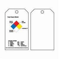 &eacute;tiquettes auto-plastifiantes du droit &agrave; l'information, Polyester, 3" la x 5-3/4" h, Anglais Sidevic Inc.