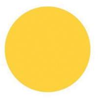 &eacute;tiquettes rondes inscriptibles, Cercle, 3" lo x 3" la, Jaune Sidevic Inc.